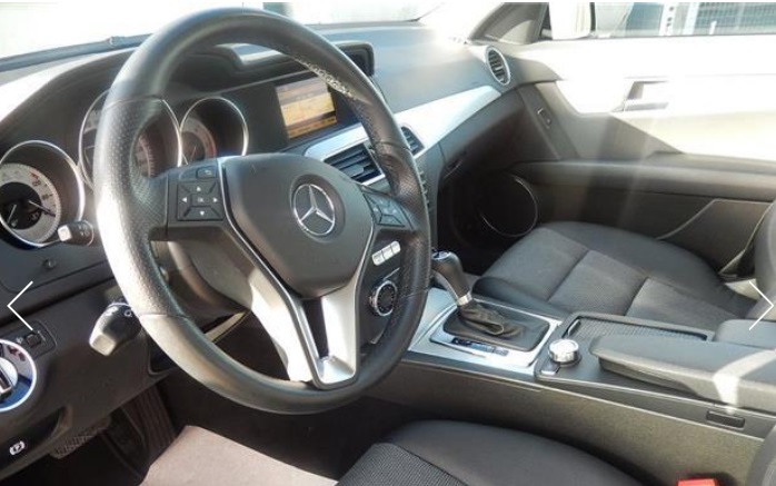 Left hand drive car MERCEDES C CLASS (01/03/2012) - 